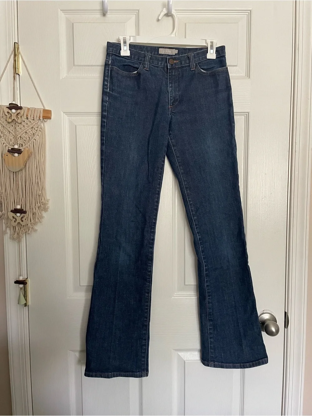 JCREW Women’s 4 Talk Dark Blue Bootcut Flare Jeans